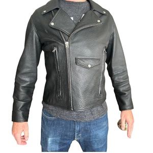 Mc Q by Alexander McQueen Leather Moto Jacket